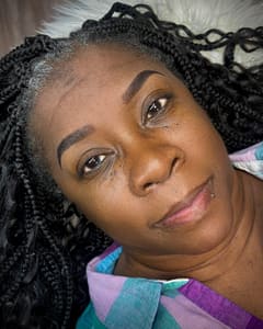 Eyebrow Tattoo result by Noirélan Beauty Studio in Dallas, TX