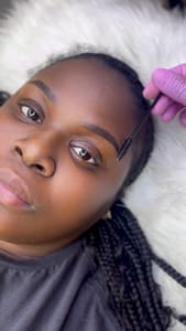 Eyebrow Tattoo result by Noirélan Beauty Studio in Dallas, TX