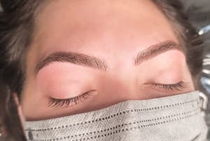 Eyebrow Tattoo result by Noir Luxury Salon in Tampa, FL