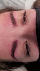 Eyebrow Tattoo result by Noir Luxury Salon in Tampa, FL