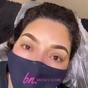 Eyebrow Tattoo result by Noire Beauty Chicago in Chicago, IL