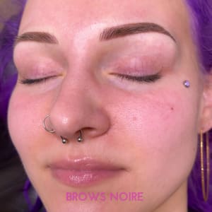 Eyebrow Tattoo result by Noire Beauty Chicago in Chicago, IL