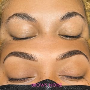 Eyebrow Tattoo result by Noire Beauty Chicago in Chicago, IL
