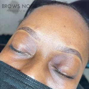 Eyebrow Tattoo result by Noire Beauty Chicago in Chicago, IL