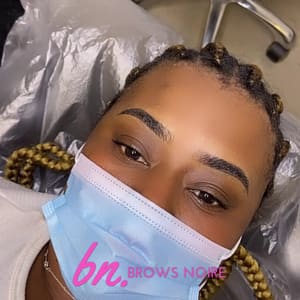 Eyebrow Tattoo result by Noire Beauty Chicago in Chicago, IL