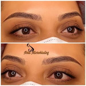 Eyebrow Tattoo result by Nolabrows Permanent Makeup in Harvey, LA