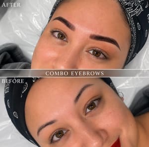Eyebrow Tattoo result by Nour Beauty Bar in Van Nuys, CA