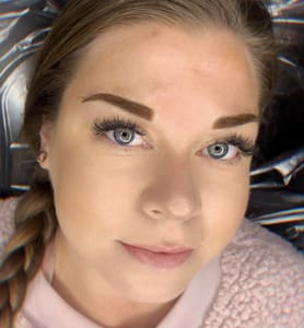 Eyebrow Tattoo result by Nova Esthetics in Broken Arrow, OK