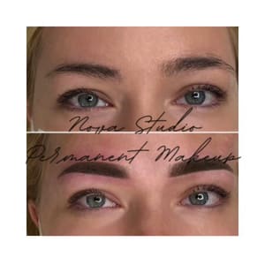 Eyebrow Tattoo result by Nova Studio Microblading, Lashes, Brows, Hair, & Esthetics in Warwick, NY