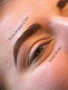 Eyebrow Tattoo result by Nova Studio Microblading, Lashes, Brows, Hair, & Esthetics in Warwick, NY