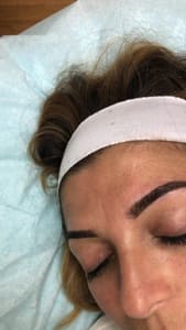 Eyebrow Tattoo result by Nova Studio Microblading, Lashes, Brows, Hair, & Esthetics in Warwick, NY