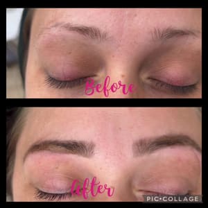 Eyebrow Tattoo result by Noydeen Med Spa of Conway Arkansas in Conway, AR