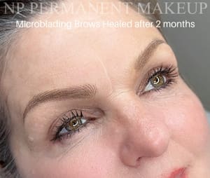 Eyebrow Tattoo result by NP Permanent Makeup OKC in Oklahoma City, OK