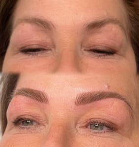 Eyebrow Tattoo result by Nu-Ink Beauty in Mantua Township, NJ