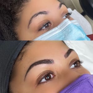 Eyebrow Tattoo result by Nu-Ink Beauty in Mantua Township, NJ