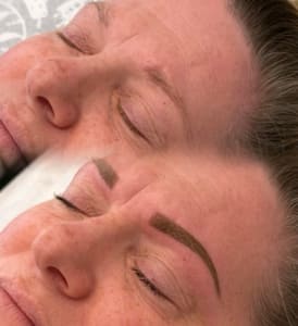 Eyebrow Tattoo result by Nu-Ink Beauty in Mantua Township, NJ
