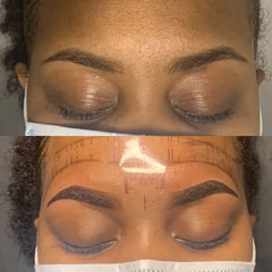 Eyebrow Tattoo result by Nubian Aesthetics in Urban Honolulu, HI