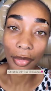 Eyebrow Tattoo result by NueVeil in Falls Church, VA