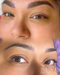 Eyebrow Tattoo result by Nuvé Aesthetics in Cedar Park, TX