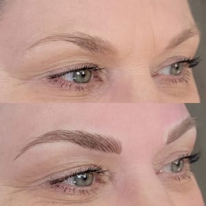 Eyebrow Tattoo result by NuYou Beauty Bar in Latham, NY