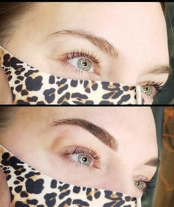 Eyebrow Tattoo result by NuYou Beauty Bar in Latham, NY