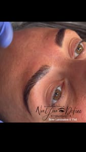 Eyebrow Tattoo result by NuYou Define Studio in Montclair, NJ