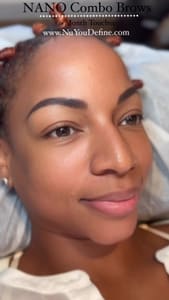 Eyebrow Tattoo result by NuYou Define Studio in Montclair, NJ