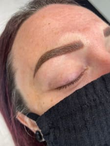 Eyebrow Tattoo result by NW Beauty Collective in Sumner, WA