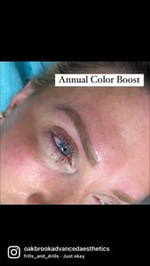 Eyebrow Tattoo result by Oakbrook Advanced Aesthetics in Oakbrook Terrace, IL