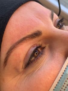Eyebrow Tattoo result by Oakland Glow Studio : Microblading + Cosmetic Tattoo in Oakland, CA