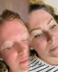 Eyebrow Tattoo result by Oasis Brow Studio in Costa Mesa, CA