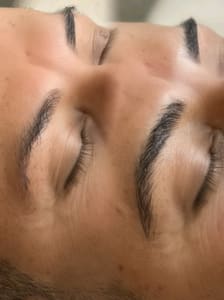 Eyebrow Tattoo result by Oasis Brow Studio in Costa Mesa, CA