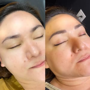 Eyebrow Tattoo result by Oasis Brow Studio in Costa Mesa, CA