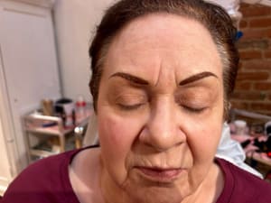 Eyebrow Tattoo result by Oasis Royale LLC in Burton, MI