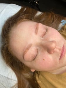 Eyebrow Tattoo result by Oasis Skin & Cosmetic Tattoos in Hartland, WI