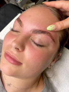 Eyebrow Tattoo result by Obsidian Salon and Tattoo in Lenoir City, TN