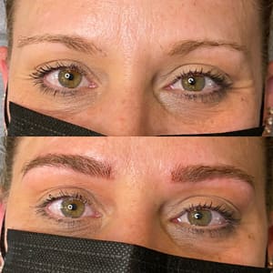 Eyebrow Tattoo result by OC Skin Vibes in Aliso Viejo, CA