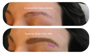 Eyebrow Tattoo result by Occhi Lash & Brow Studio in Oakbrook Terrace, IL