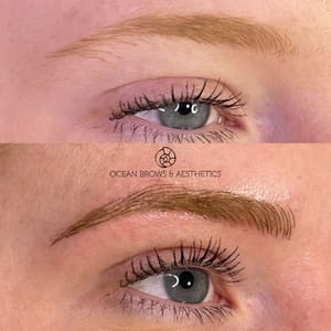 Eyebrow Tattoo result by Ocean Brows & Aesthetics in Jacksonville Beach, FL