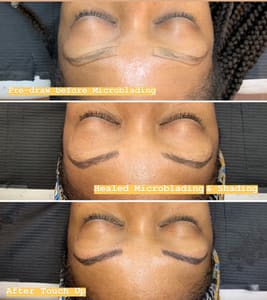 Eyebrow Tattoo result by Oceanella Beauty & Brow Specialist in Atlantic Beach, FL