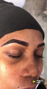 Eyebrow Tattoo result by Ohio City Beauty Studio Cleveland Ohio in Cleveland, OH