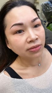 Eyebrow Tattoo result by OHM skincare Permanent Makeup Studio in Ramsey, NJ