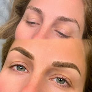 Eyebrow Tattoo result by OHM skincare Permanent Makeup Studio in Ramsey, NJ