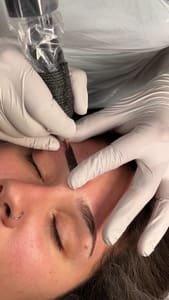 Eyebrow Tattoo result by OHM skincare Permanent Makeup Studio in Ramsey, NJ