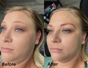 Eyebrow Tattoo result by Old Town Brows By: Shanna Sayan in Alexandria, VA