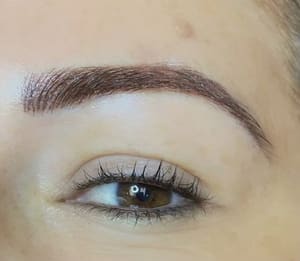 Eyebrow Tattoo result by Old Town Brows By: Shanna Sayan in Alexandria, VA