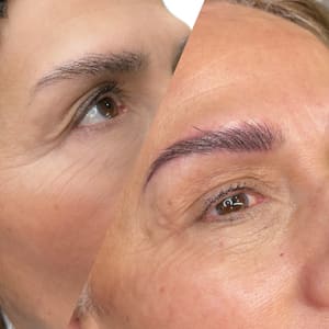 Eyebrow Tattoo result by Old Town Brows By: Shanna Sayan in Alexandria, VA
