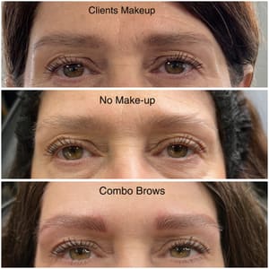 Eyebrow Tattoo result by Old Town Brows By: Shanna Sayan in Alexandria, VA