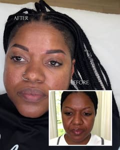 Eyebrow Tattoo result by Olga Tata in Charlotte, NC