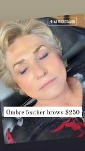 Eyebrow Tattoo result by Olive and Stone Salon Suites in Houston, TX